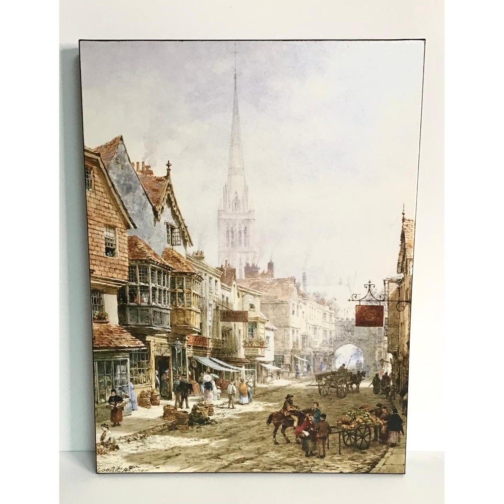 Louise Rayner The High Street Salisbury Canvas Print Victorian Revival 16x21